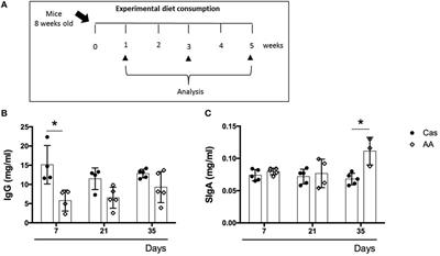 Consumption of Diet Containing Free Amino Acids Exacerbates Colitis in Mice